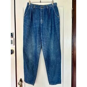 Vintage 90’s Levi’s Dark Denim Trouser Jeans, Made in USA — Size 28